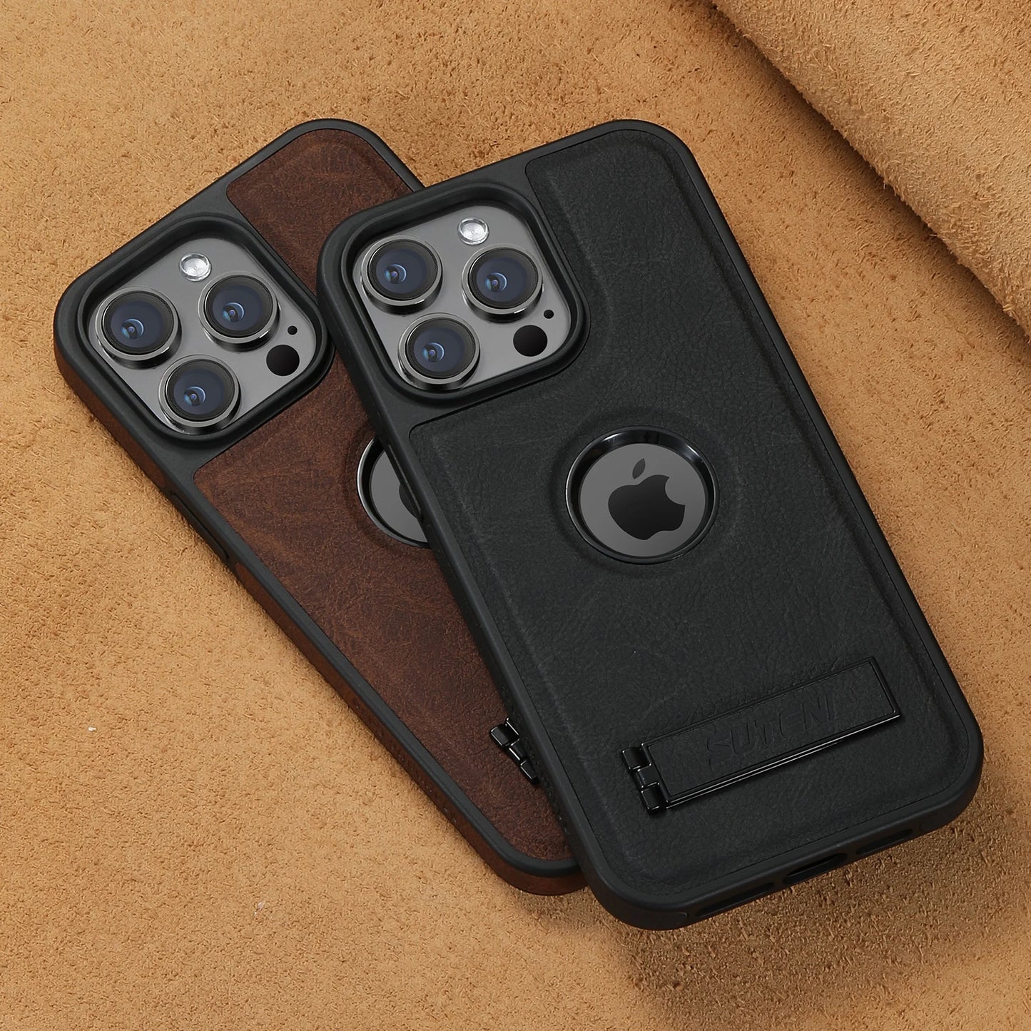 Magfort Leather iPhone Case