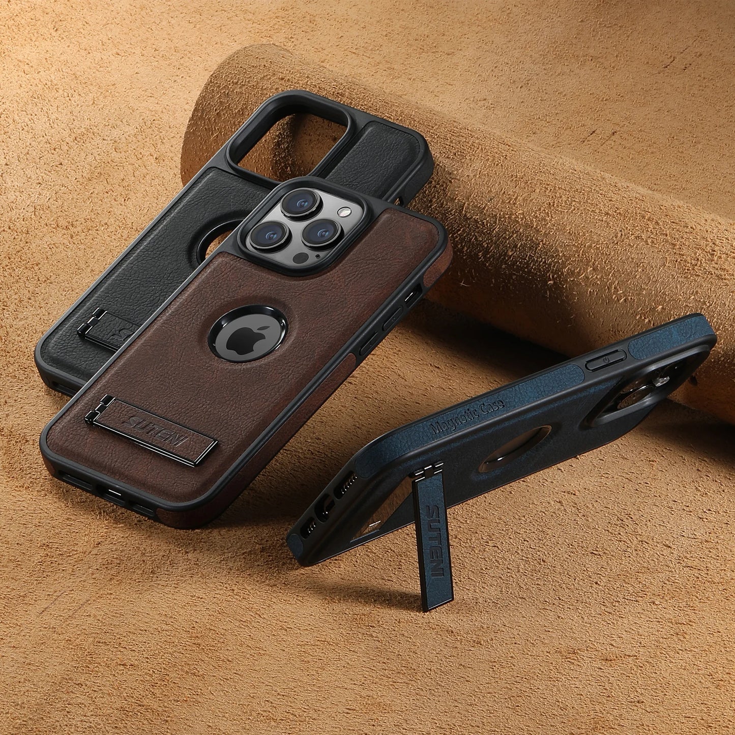 Magfort Leather iPhone Case